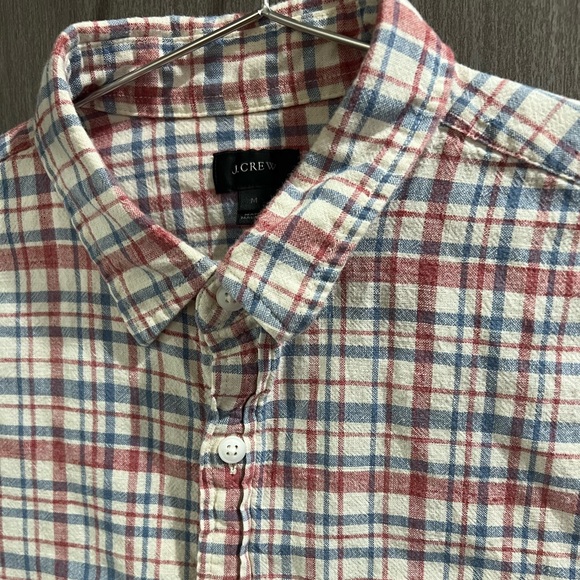 J. Crew Plaid Button Down Shirt Men's Size Medium - Picture 2 of 3